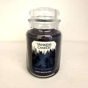 Yankee Candle Bonfire Nights A Night Under the Stars Large Jar 22 oz Purple